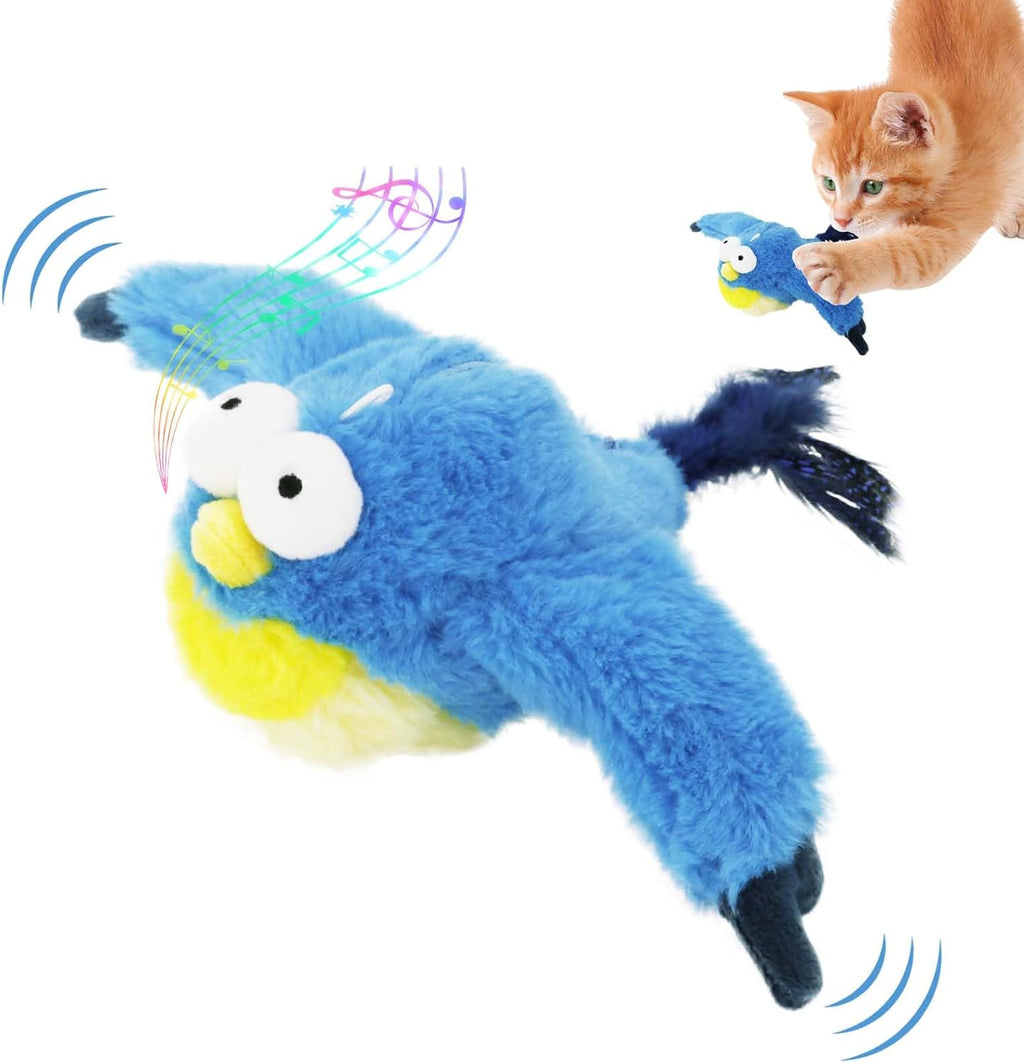 ChattyGazouille – L’Oiseau Volant Interactif qui Fait Gazouiller votre Chat ! 🐦✨
