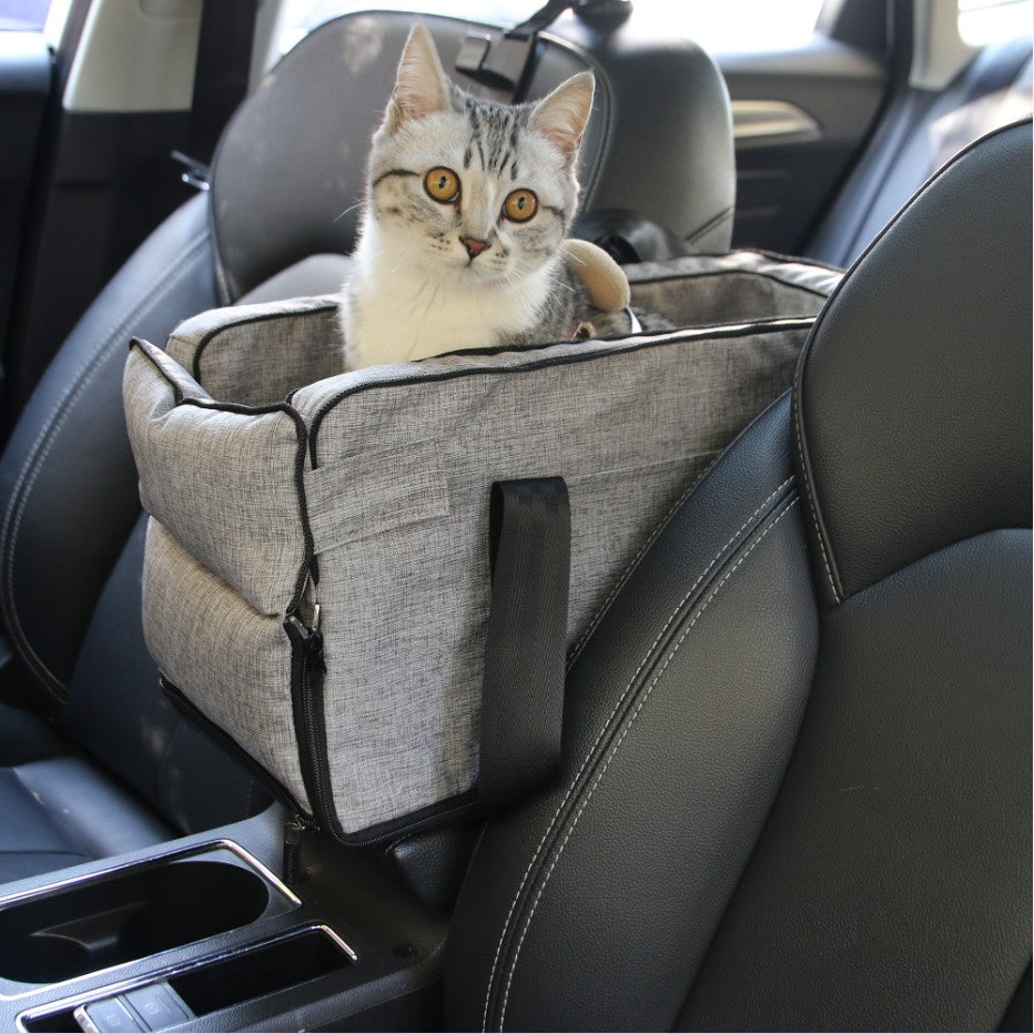 Sac de Transport Voiture 2-en-1 pour Chats et Chiens – Portable, Confortable et Sécurisé