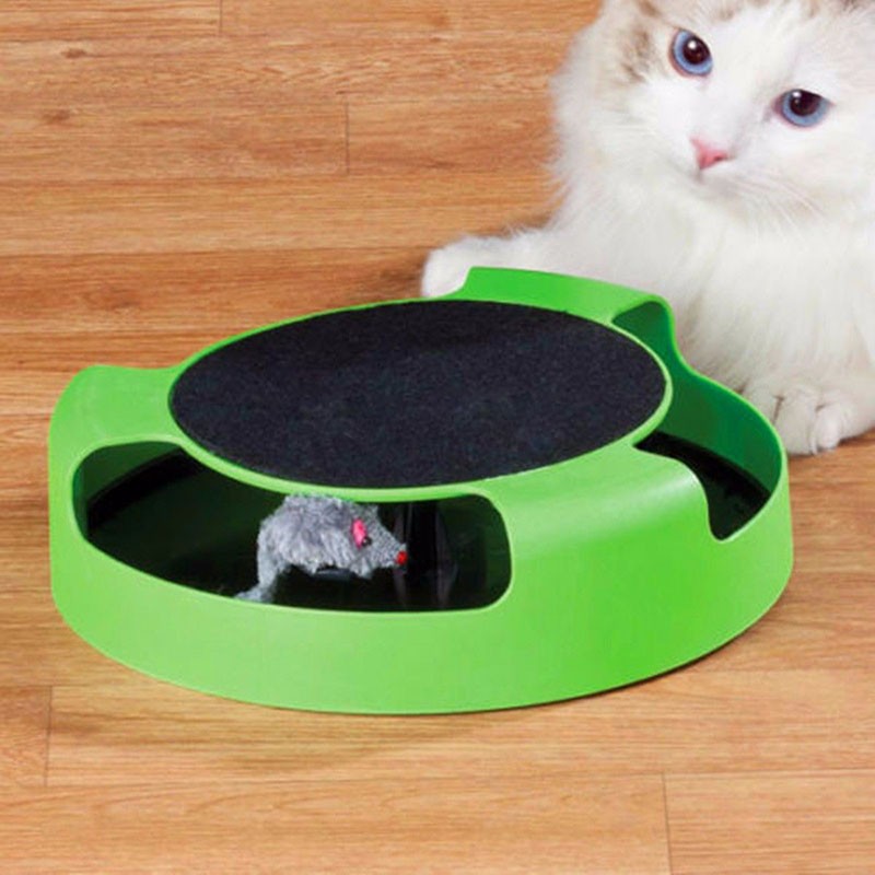 Jouet Automatique pour Chat – Griffoir et Fun à 360° Sans Piles