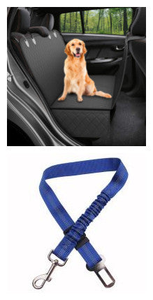 Housse de Siège Voiture Imperméable & Anti-Rayures pour Chien (Protection Totale + Filet Anti-Stress