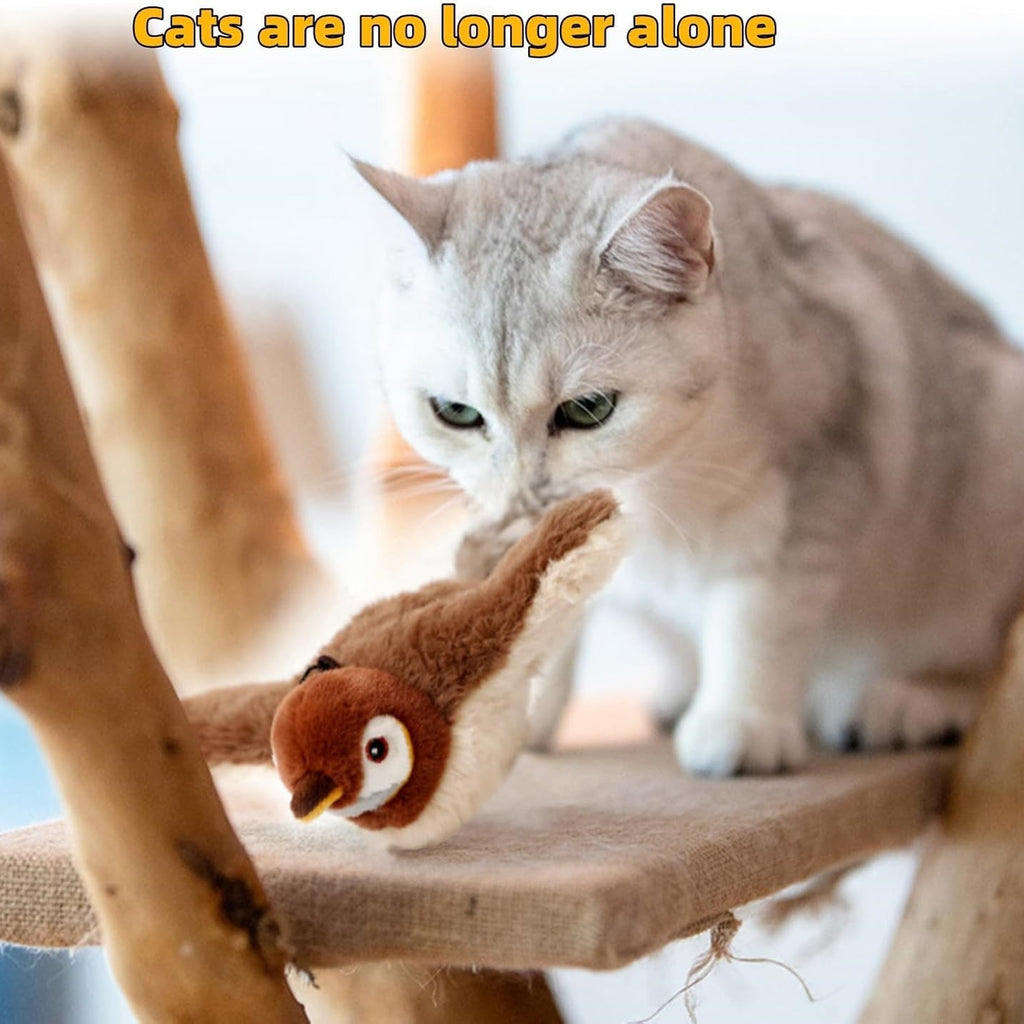ChattyGazouille – L’Oiseau Volant Interactif qui Fait Gazouiller votre Chat ! 🐦✨