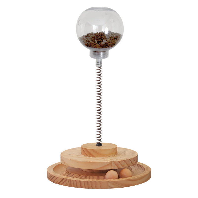 Balle Distributeur de Friandises pour Chats et Petits Chiens – Jouet Interactif Anti-Ennui
