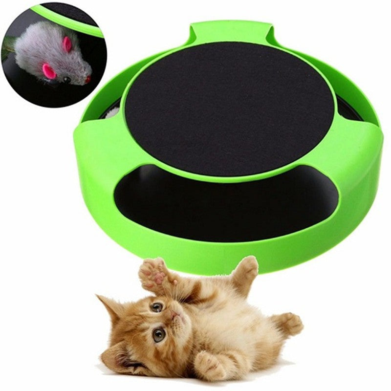 Jouet Automatique pour Chat – Griffoir et Fun à 360° Sans Piles