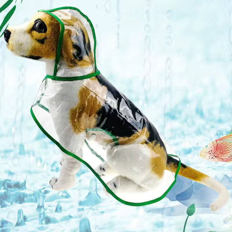Imperméable Transparent pour Chien – Protection Totale & Look Irrésistible 🌧️🐶