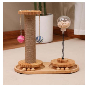 Balle Distributeur de Friandises pour Chats et Petits Chiens – Jouet Interactif Anti-Ennui