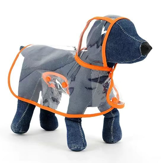 Imperméable Transparent pour Chien – Protection Totale & Look Irrésistible 🌧️🐶