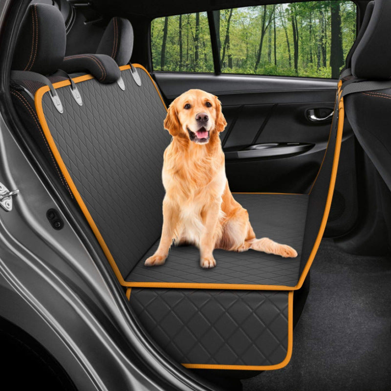 Housse de Siège Voiture Imperméable & Anti-Rayures pour Chien (Protection Totale + Filet Anti-Stress