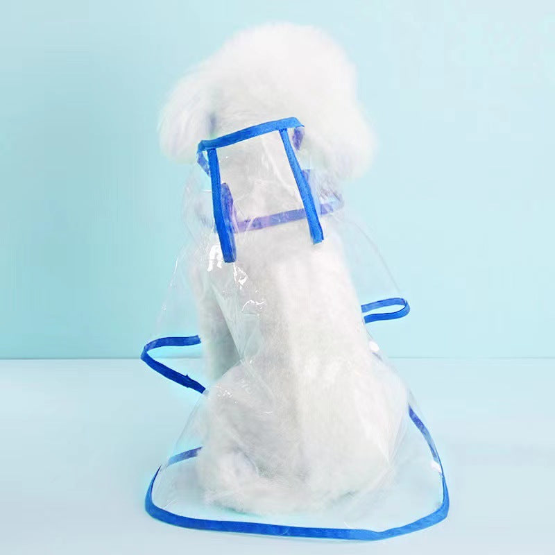 Imperméable Transparent pour Chien – Protection Totale & Look Irrésistible 🌧️🐶