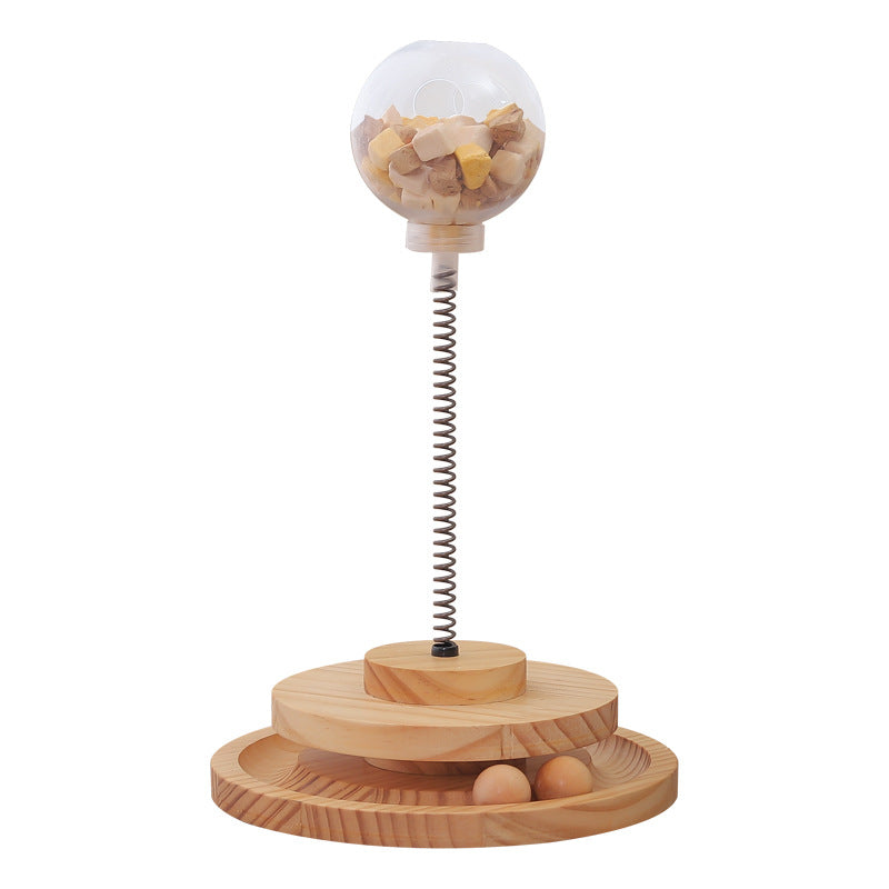 Balle Distributeur de Friandises pour Chats et Petits Chiens – Jouet Interactif Anti-Ennui