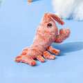 Homard Jouet Interactif – Peluche Sauteuse avec Herbe à Chat, USB Rechargeable pour Chats & Chien