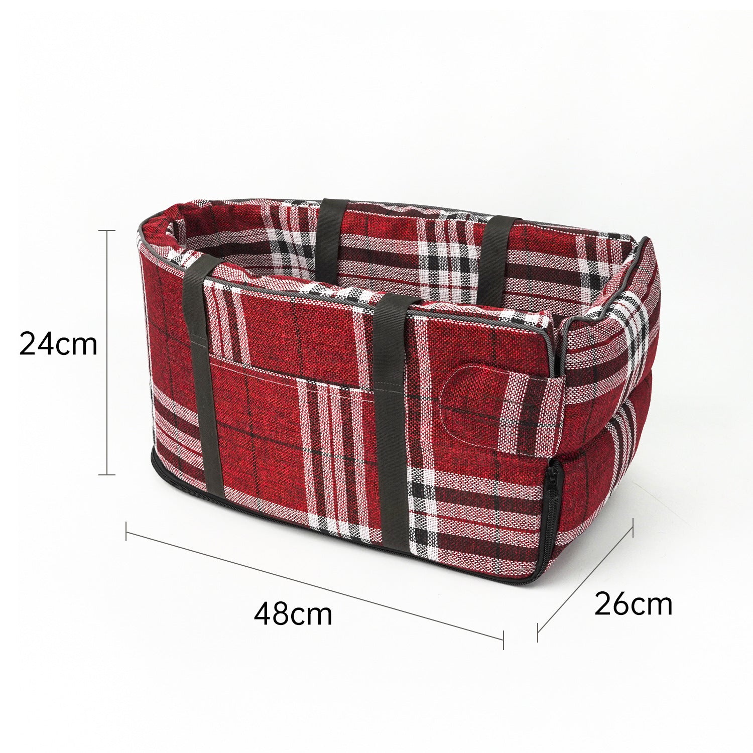 Sac de Transport Voiture 2-en-1 pour Chats et Chiens – Portable, Confortable et Sécurisé
