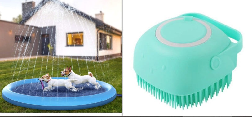 Tapis de Jeu Aquatique Interactif pour Animaux – Spray d’Eau Amusant pour Chiens et Chats, PVC Durable, Disponible en 100/150/170 cm
