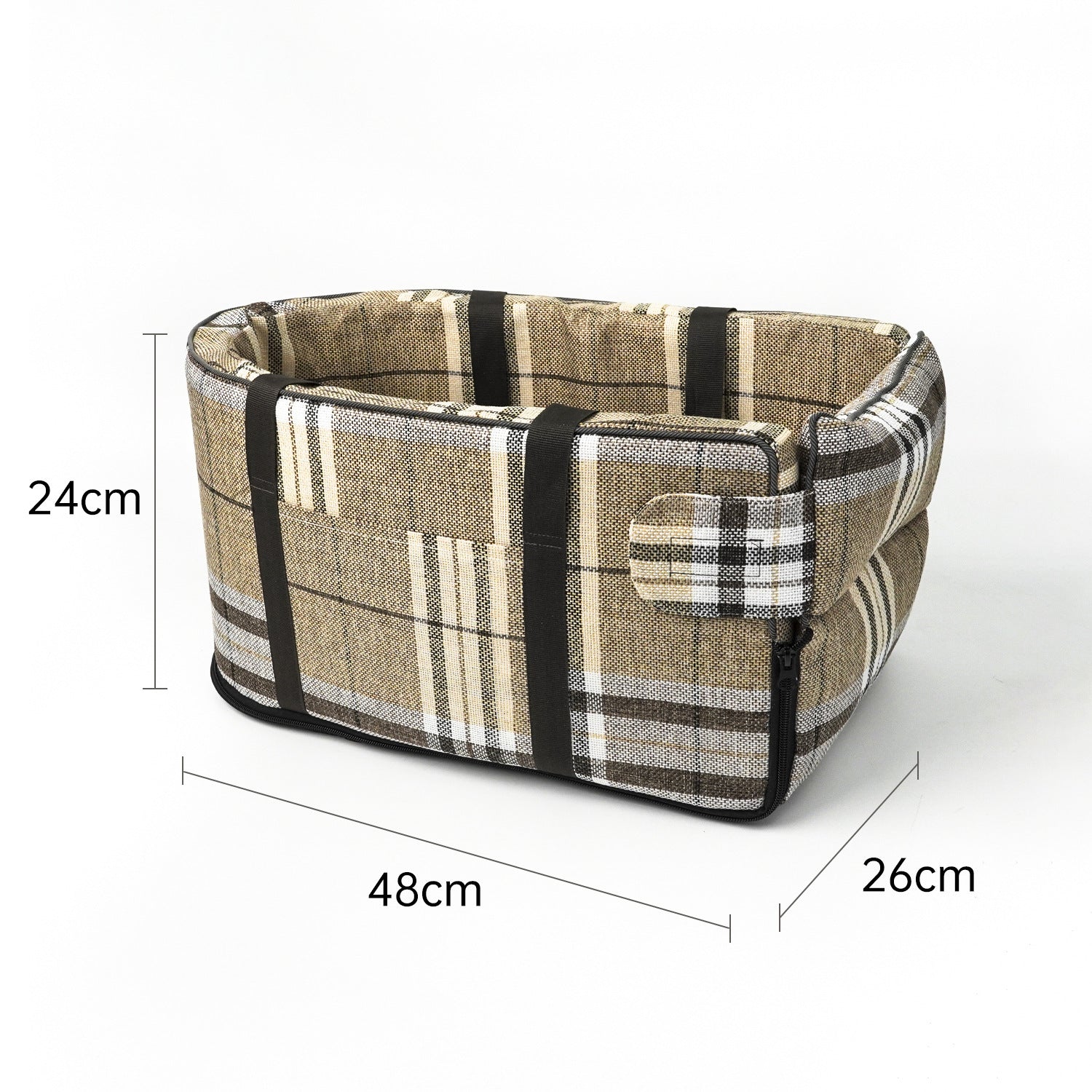 Sac de Transport Voiture 2-en-1 pour Chats et Chiens – Portable, Confortable et Sécurisé