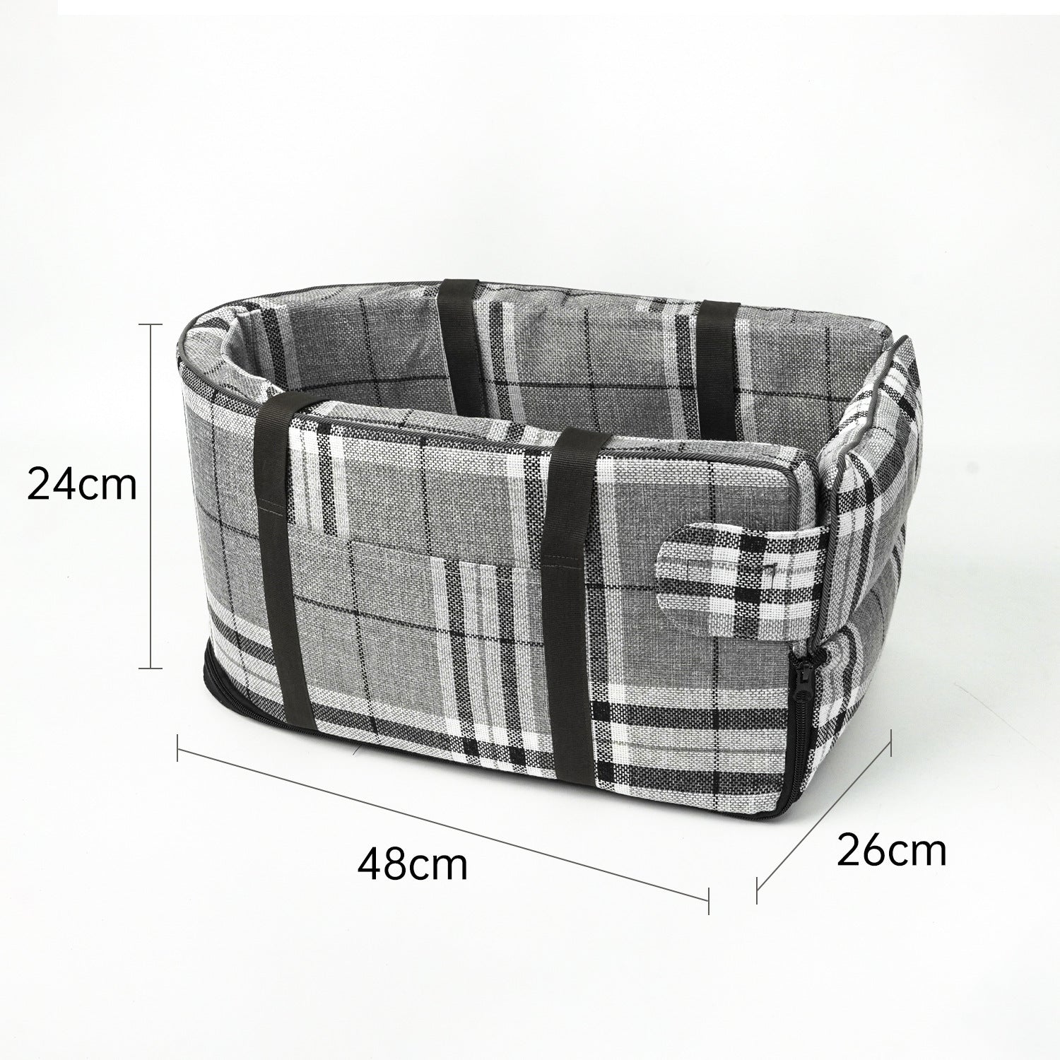 Sac de Transport Voiture 2-en-1 pour Chats et Chiens – Portable, Confortable et Sécurisé