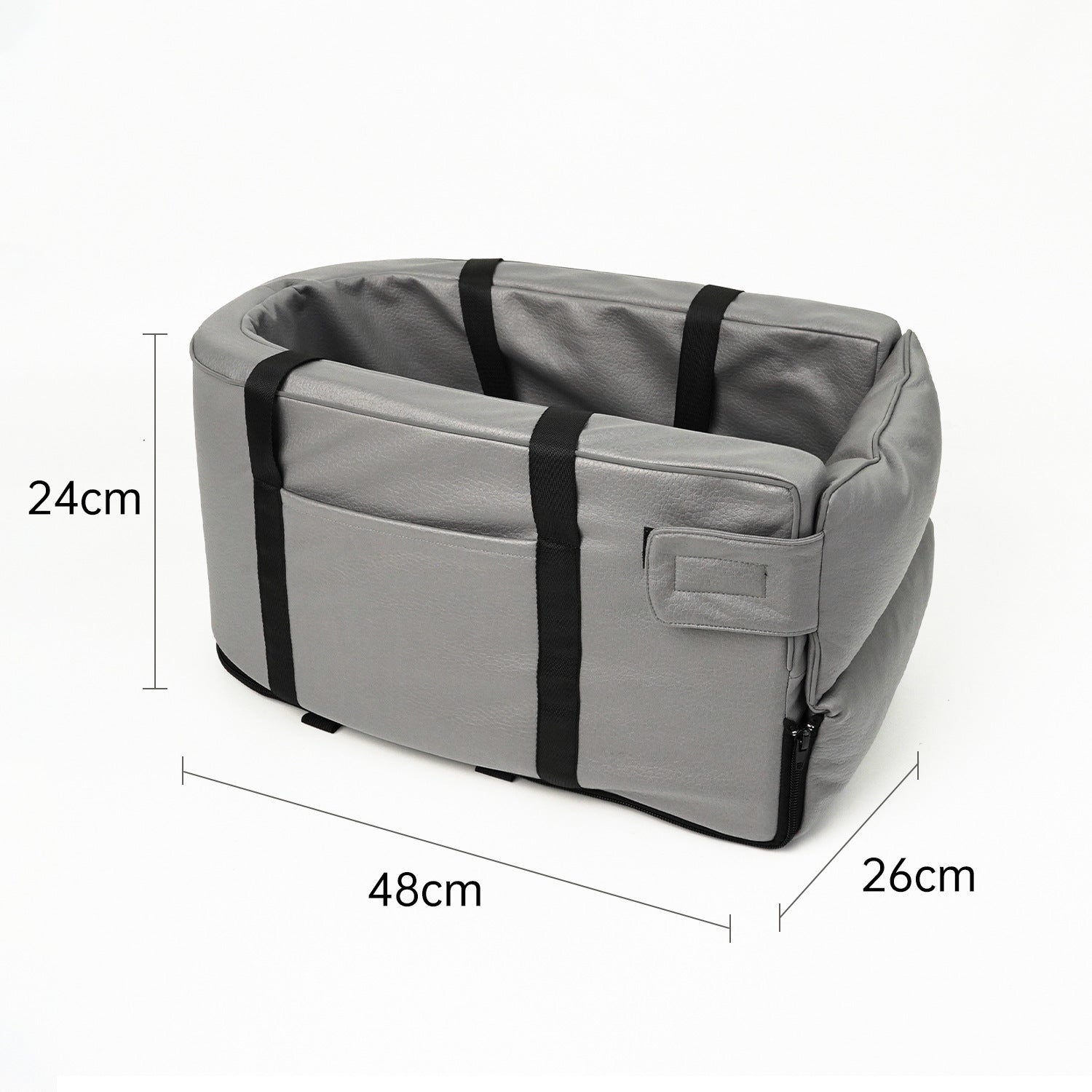 Sac de Transport Voiture 2-en-1 pour Chats et Chiens – Portable, Confortable et Sécurisé