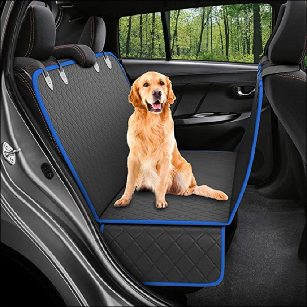 Housse de Siège Voiture Imperméable & Anti-Rayures pour Chien (Protection Totale + Filet Anti-Stress