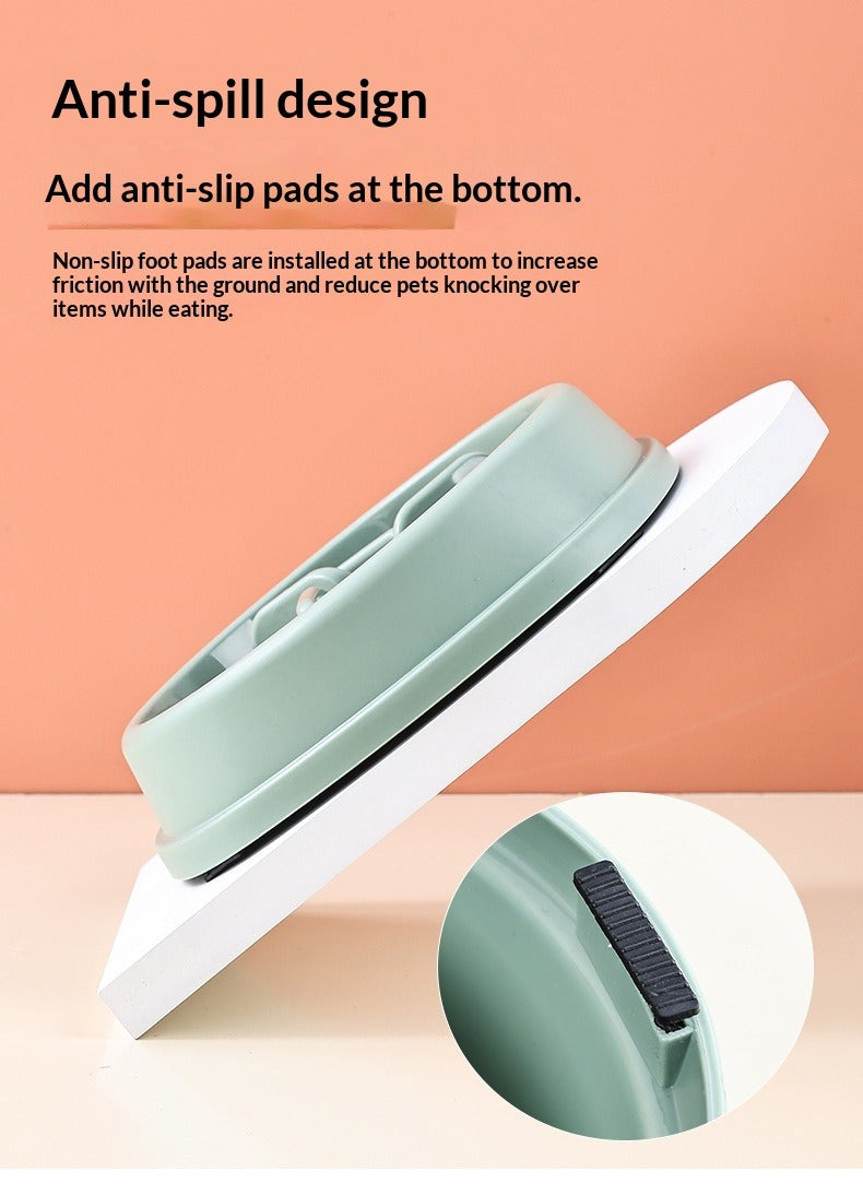 Gamelle Anti-Glouton pour Chiens & Chats (Réduit l’Anxiété & Protège la Digestion